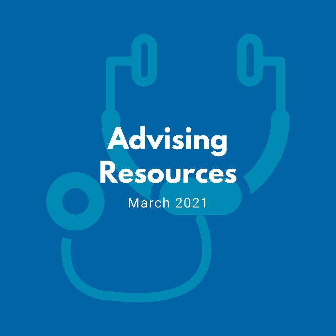 March 2021: Advising Resources